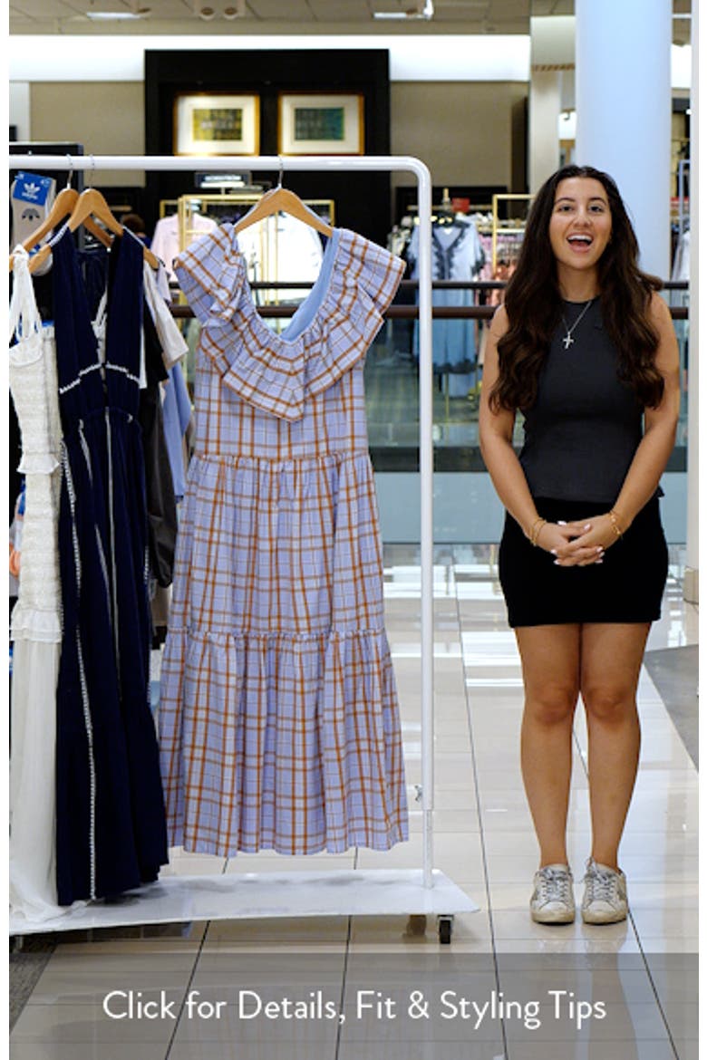 Plaid Ruffle Cotton Dress video