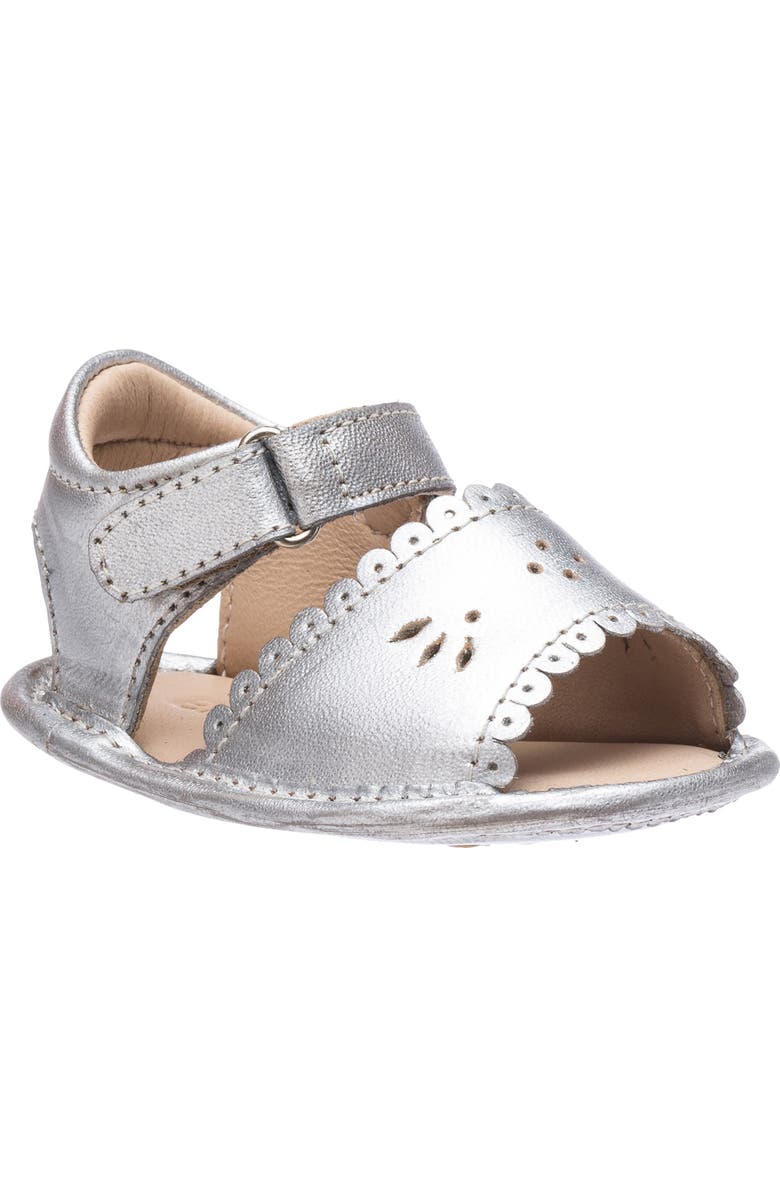 Elephantito Flower Crib Shoe Sandal, Main, color,