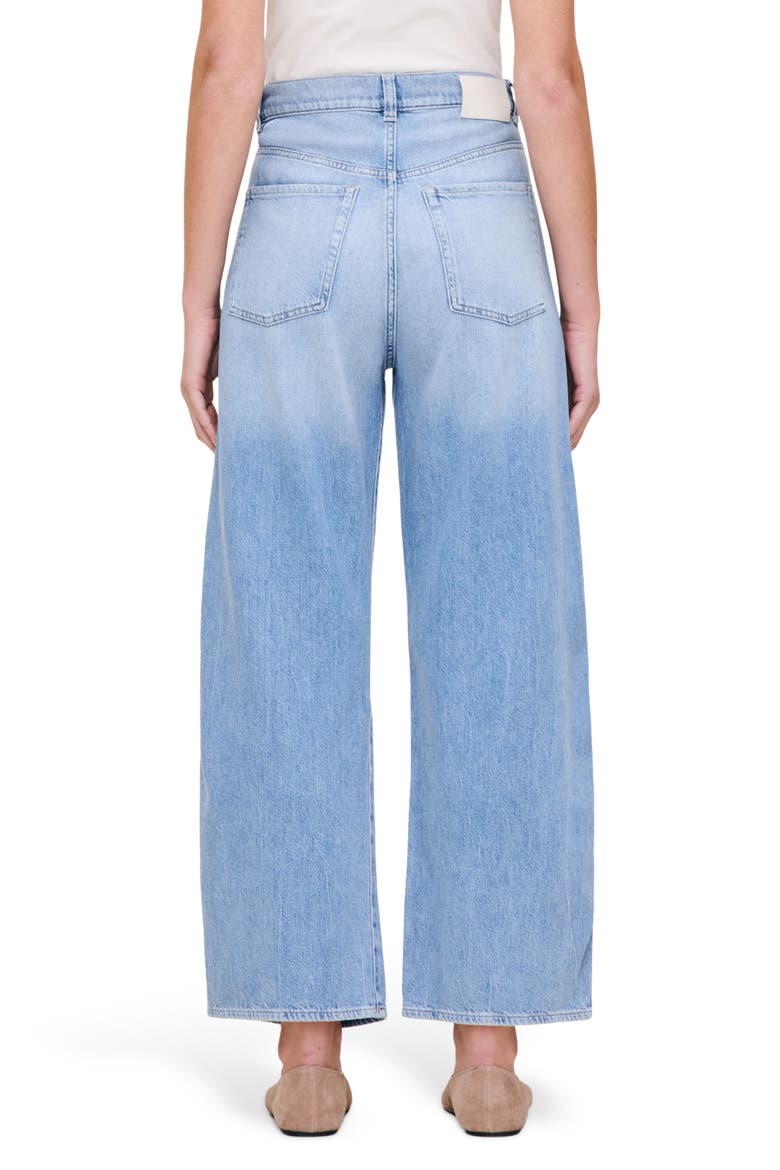 Taylor High Waist Relaxed Barrel Jeans, Alternate, color, BEACHWAVE