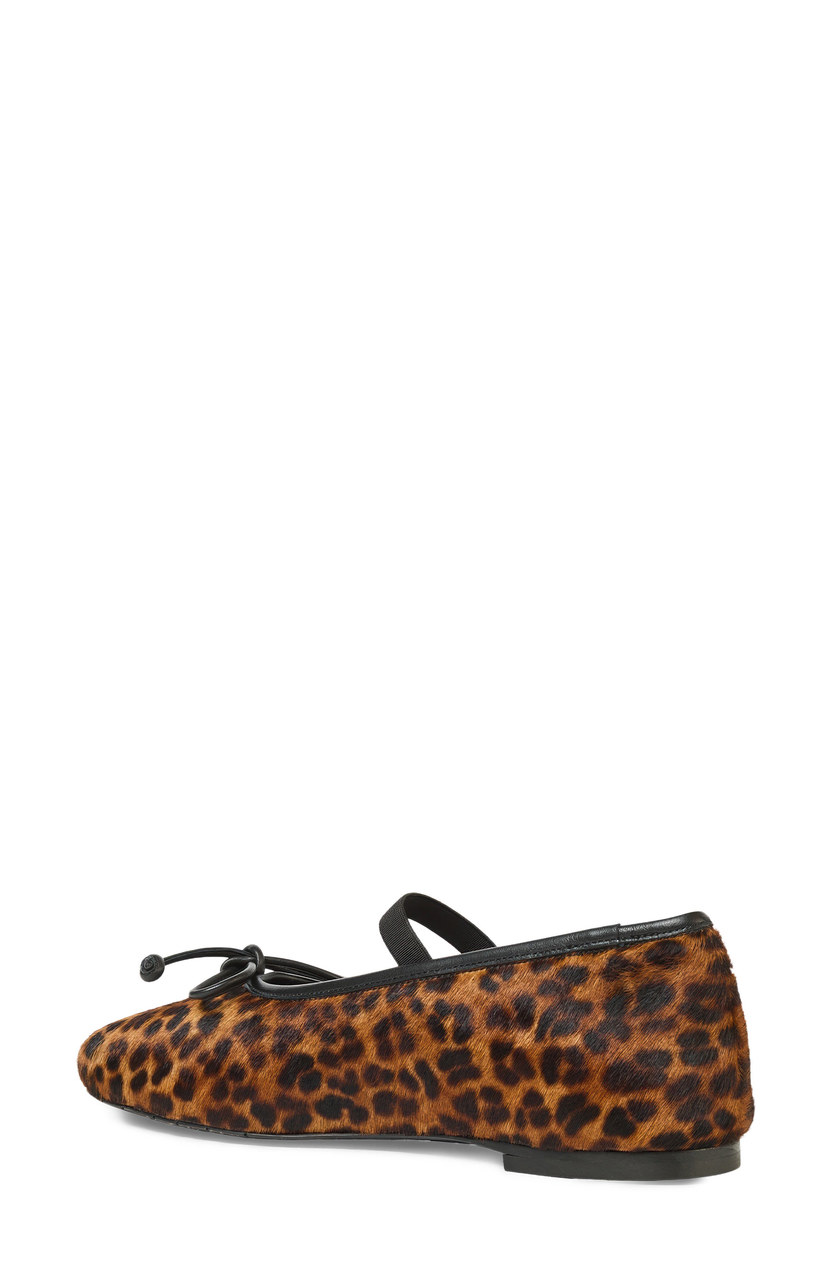 Carmella Waterproof Mary Jane Flat, Alternate, color, LEOPARD HAIRCALF
