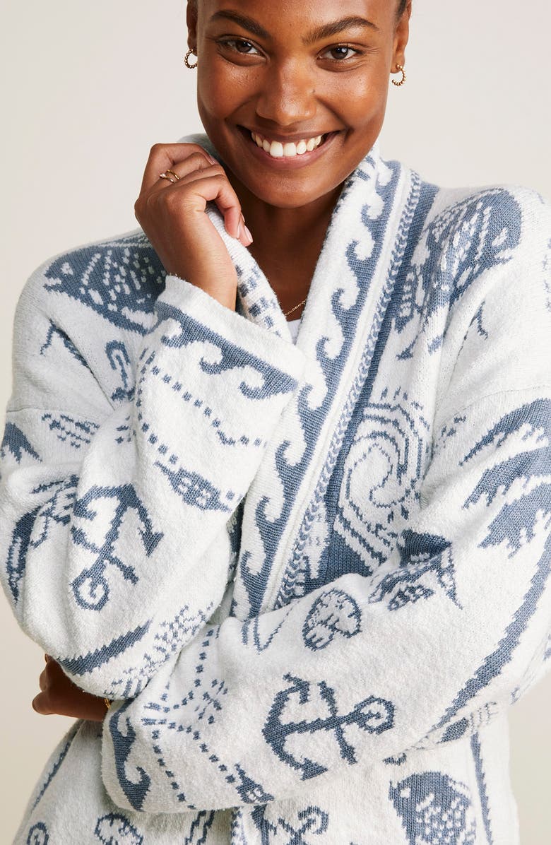 vineyard vines Intarsia Cotton Blend Cardigan, Alternate, color,