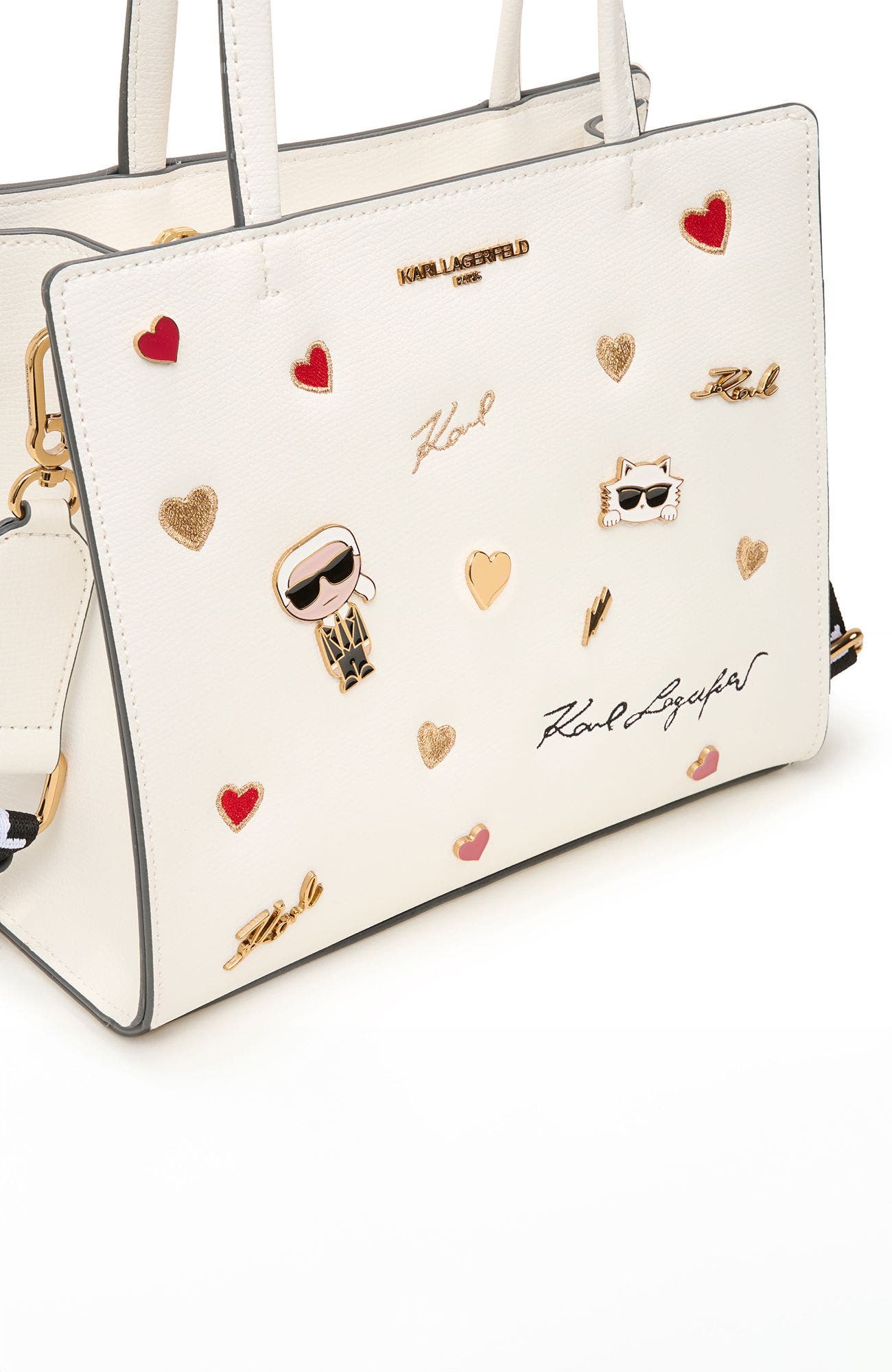 Maybelle Satchel, Alternate, color, Multi/White