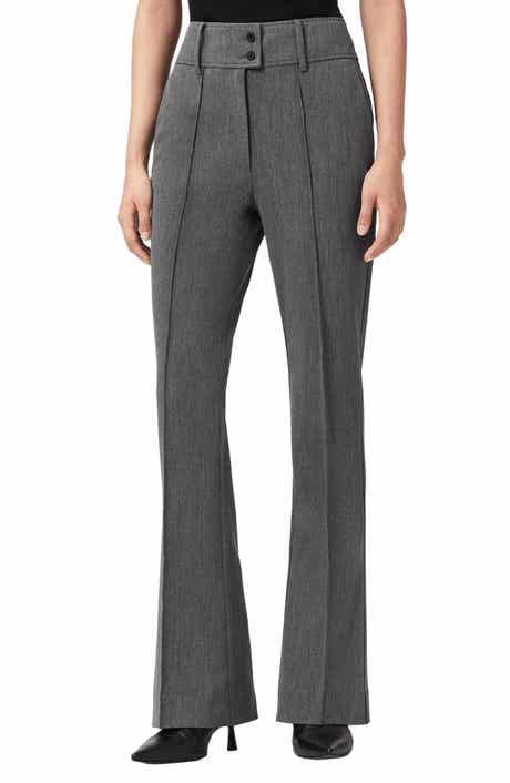 AllSaints Astra Pleated Flare Leg Pants