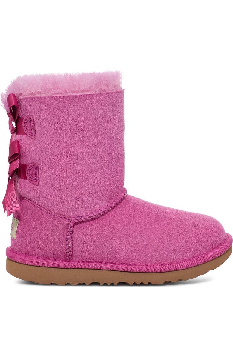 UGG<sup>®</sup> Kids' Bailey Bow II Water Resistant Genuine Shearling Boot, Alternate, color,