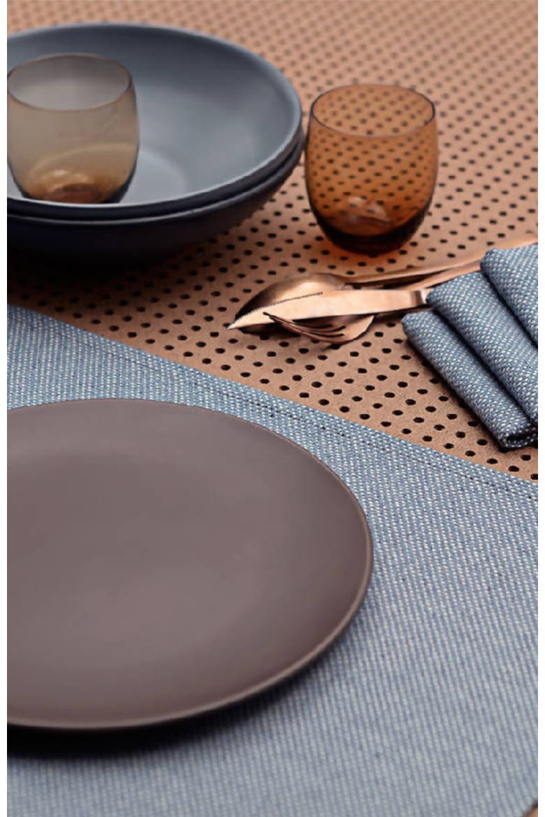 Rustic Placemats Set of 4, Alternate, color, Blue