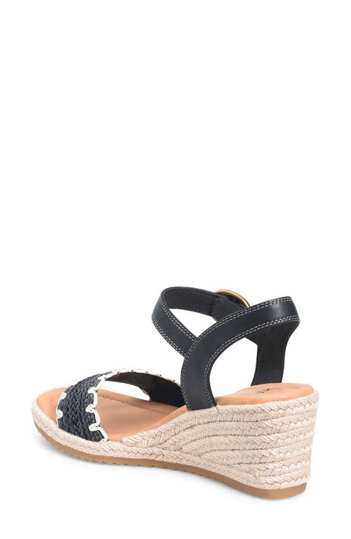 Söfft Inez Wedge Sandal In Black