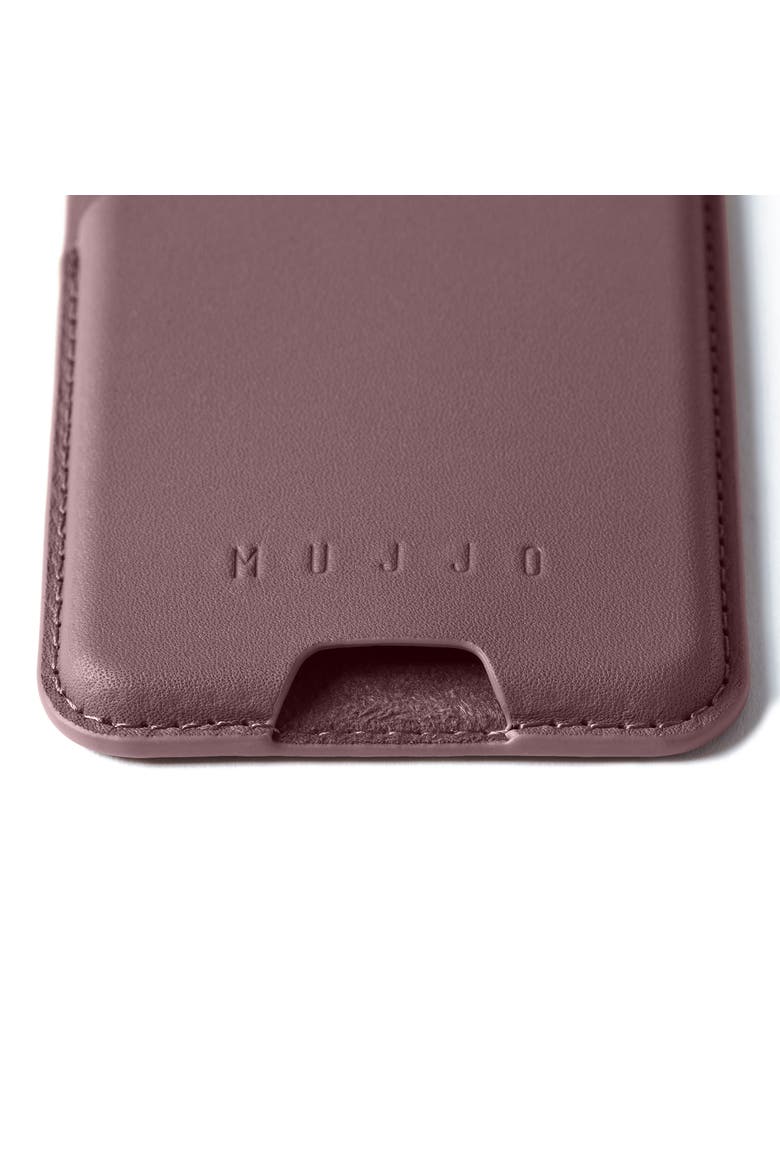 Full Leather MagSafe Wallet for iPhone, Alternate, color, Bronze Red