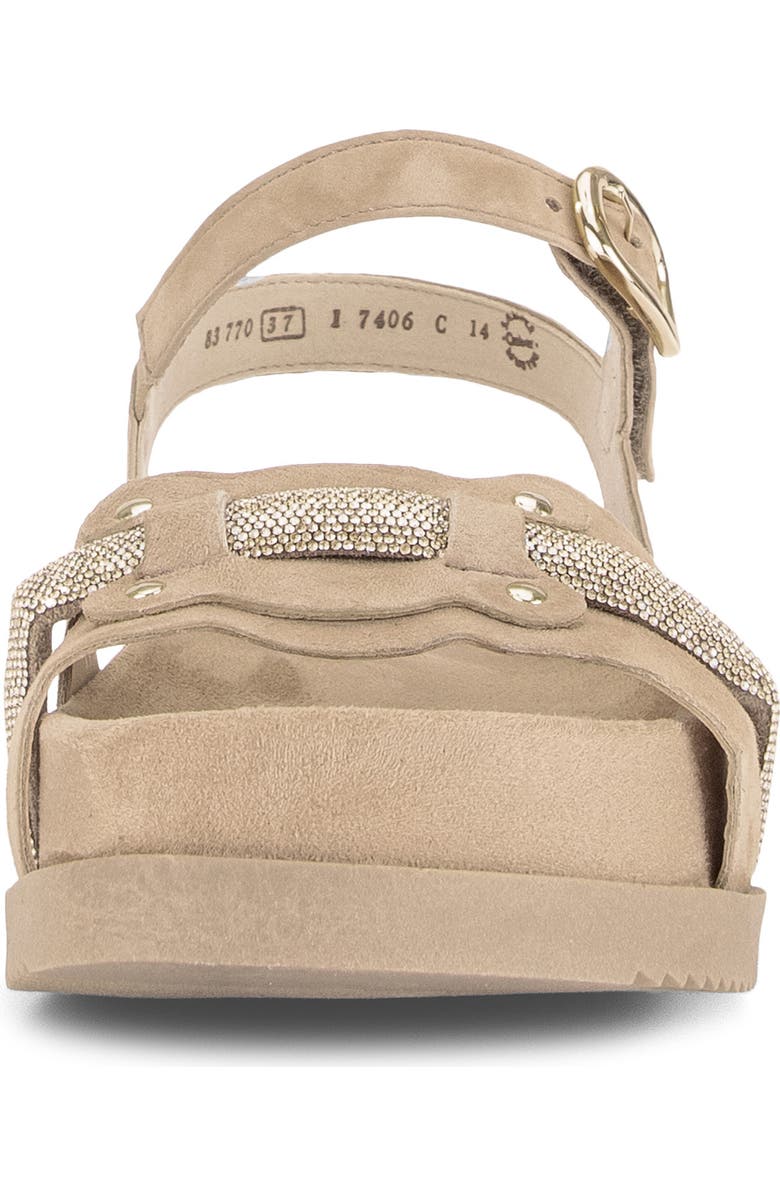 Gabor Ankle Strap Sandal, Alternate, color, Sand