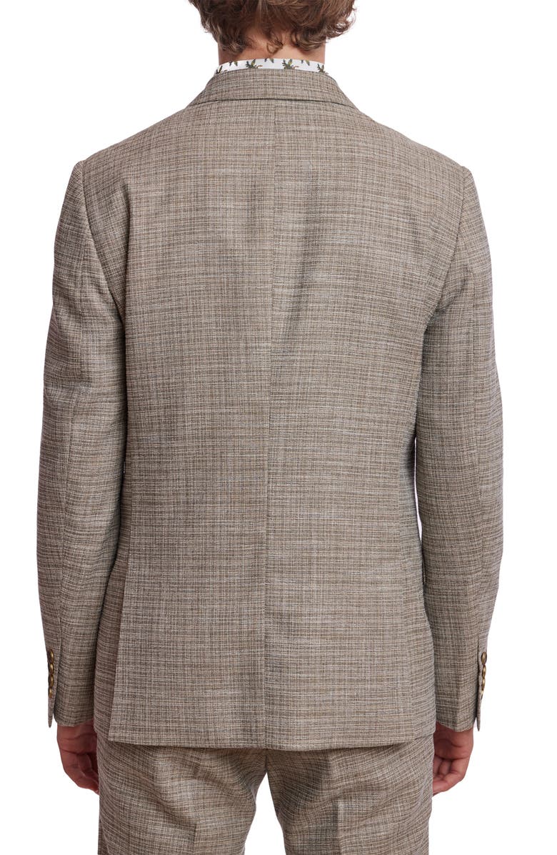 PAISLEY & GRAY Ashton Slim Fit Sport Coat, Alternate, color, Sage Cream Texture
