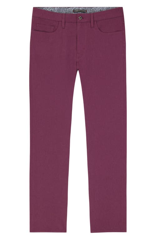 Robert Graham Grady Straight Leg Pants In Purple