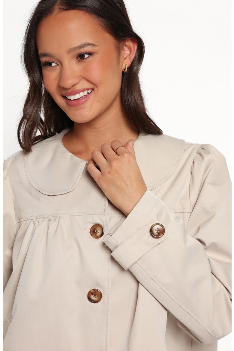 Tallara Trench Jacket, Alternate, color, BEIGE
