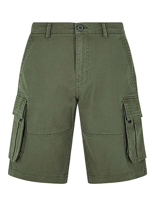 Weird Fish Rigney Cargo Shorts In Green