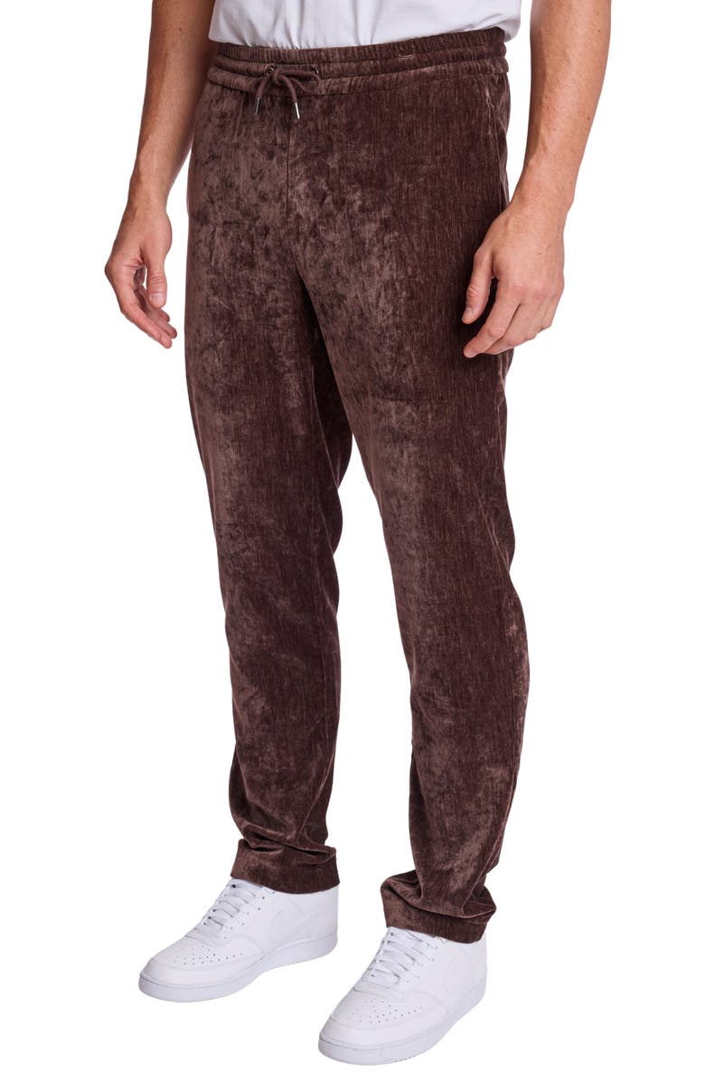 PAISLEY & GRAY Velvet Sweatpants, Alternate, color, Chocolate Brown Velvet