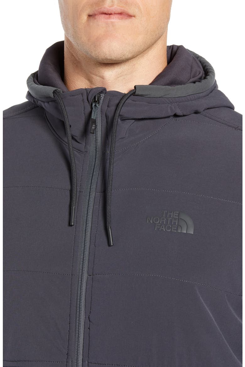 Mountain 2.0 Quilted Zip Hoodie, Alternate, color, WEATHERED BLACK