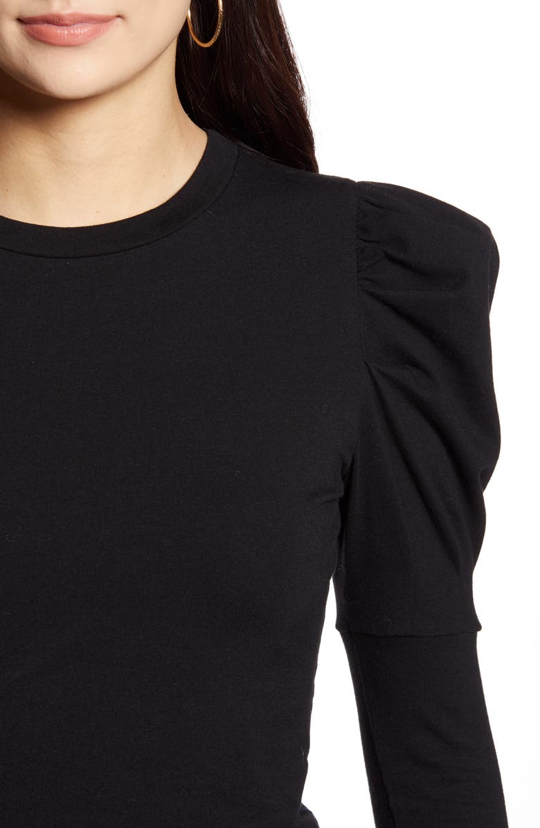 One Clothing Puff Shoulder Crop Tee, Alternate, color,