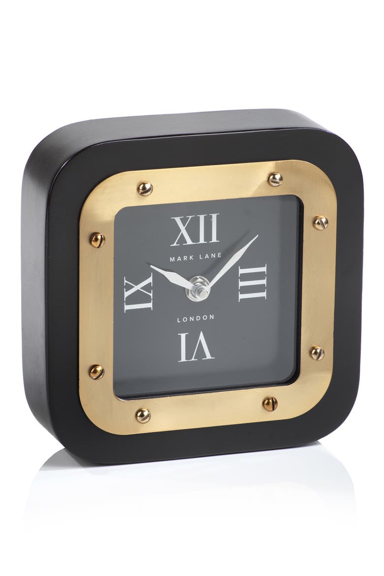 Mark Lane Table Clock, Main, color, BROWN