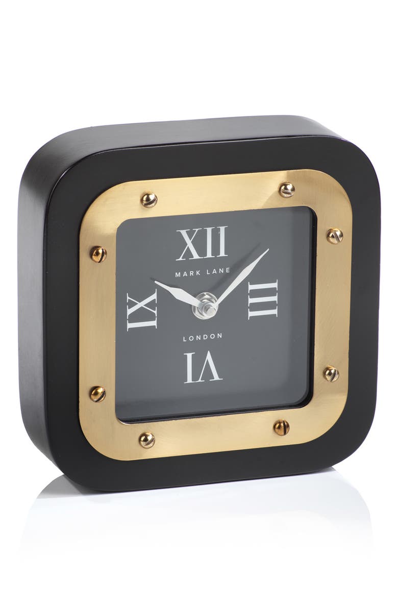 Zodax Mark Lane Table Clock, Main, color, Brown