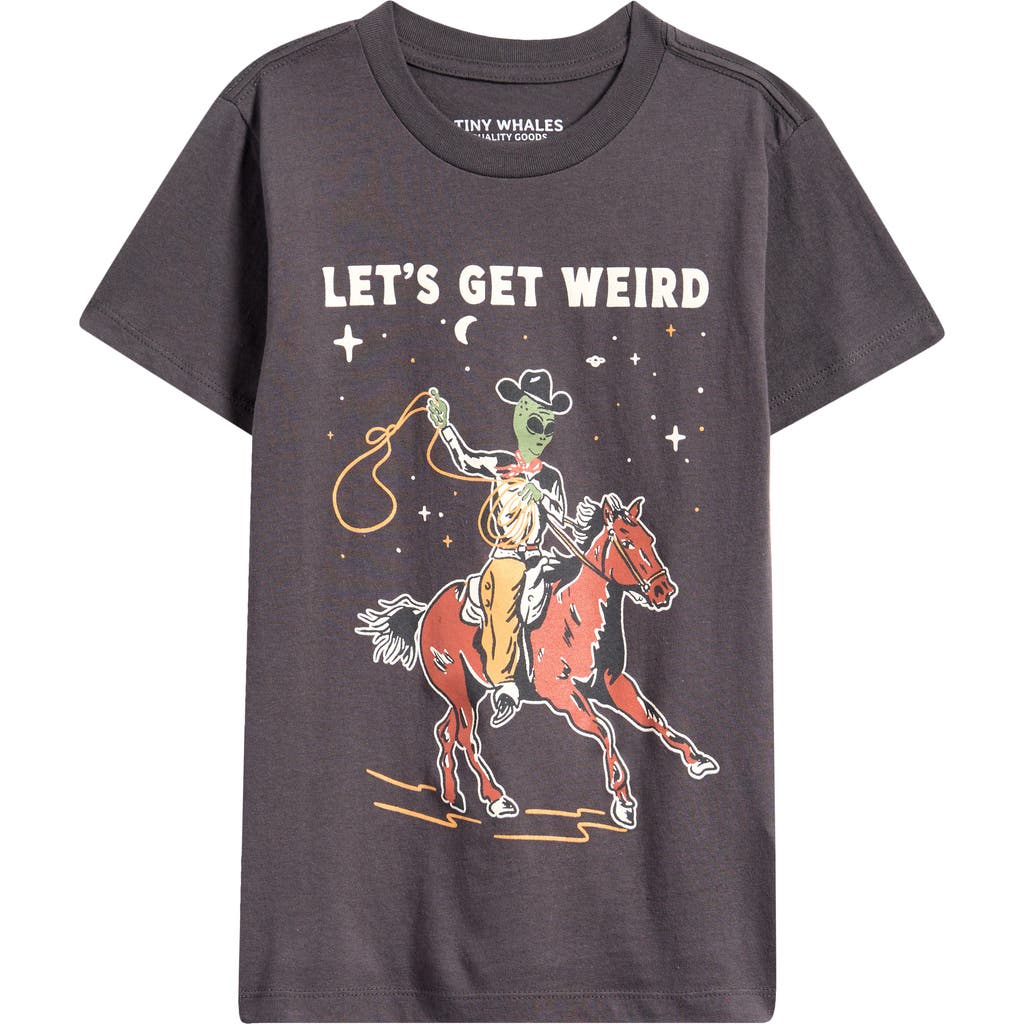 TINY WHALES TINY WHALES KIDS' LET'S GET WEIRD COTTON GRAPHIC T-SHIRT