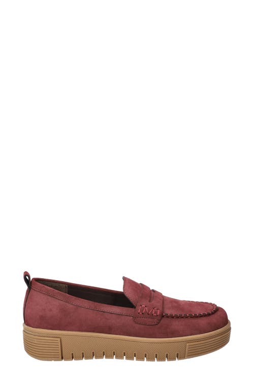 Bella Vita Bo Penny Loafer In Burgundy