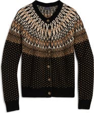 vineyard vines Fair Isle Merino Wool Blend Cardigan