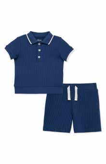Little Me Polo & Shorts Set