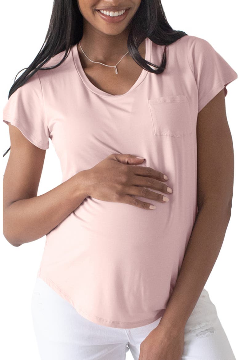 Everyday Maternity & Nursing T-shirt, Main, color, DUSTY PINK