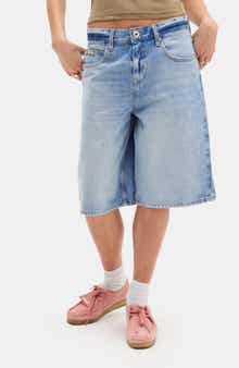 BDG Urban Outfitters Missouri Low Rise Long Denim Shorts