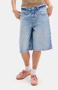 BDG Urban Outfitters Missouri Low Rise Long Denim Shorts