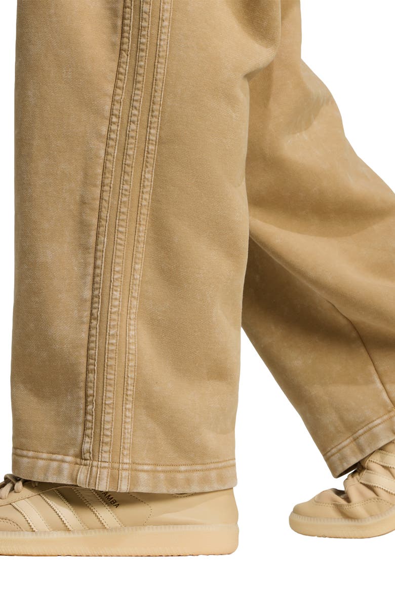 adidas Washed Cotton Blend Sweatpants, Alternate, color, Cardboard