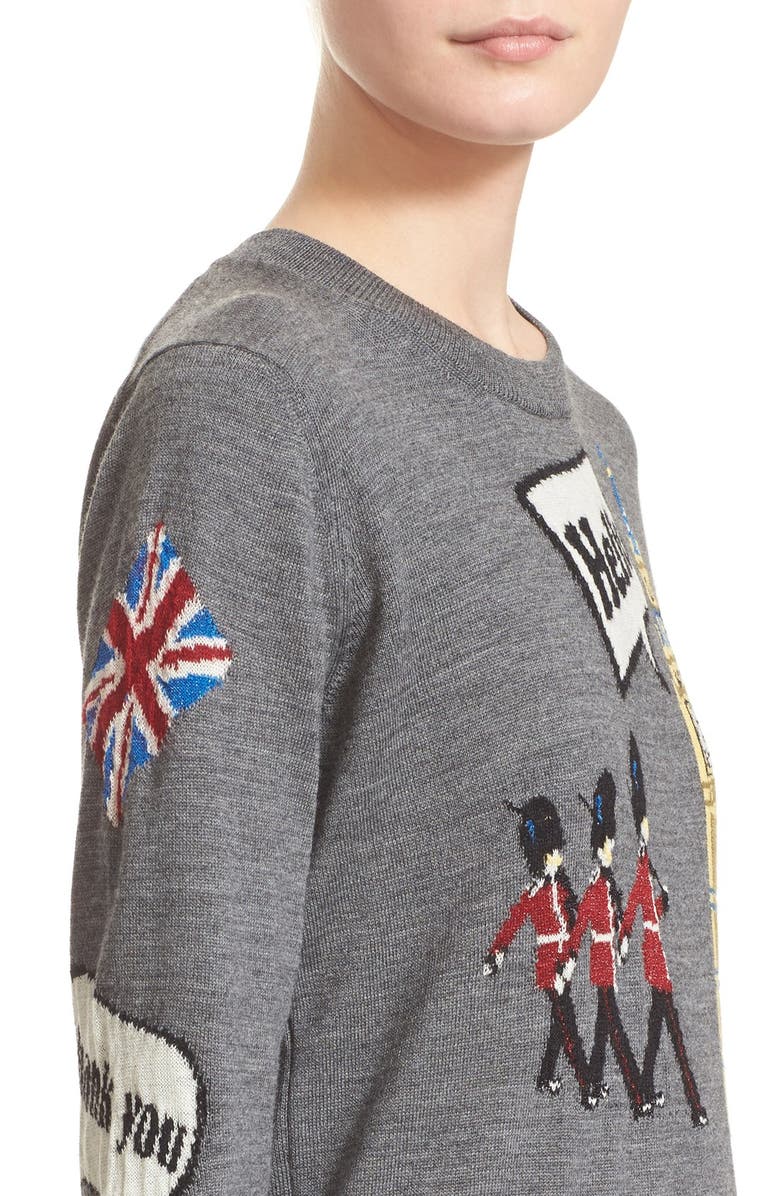 Tao Comme des Garçons Tricot Comme des Garçons Intarsia Knit Sweater, Alternate, color,
