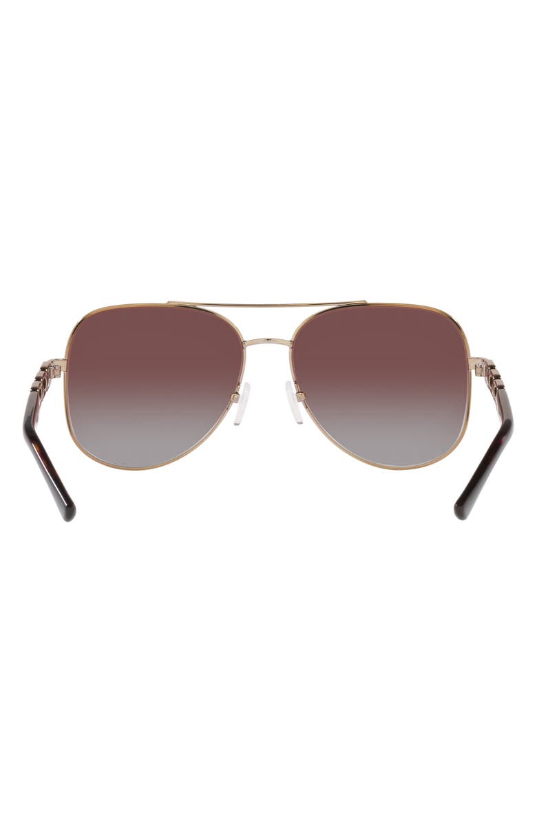 Michael Kors Chianti 58mm Aviator Sunglasses, Alternate, color, 