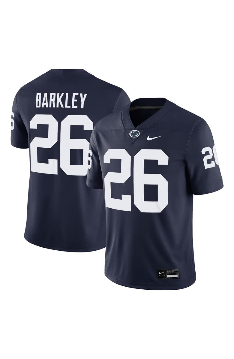 Nike Men's Nike Saquon Barkley Navy Penn State Nittany Lions Alumni Game Jersey, Main, color, Navy