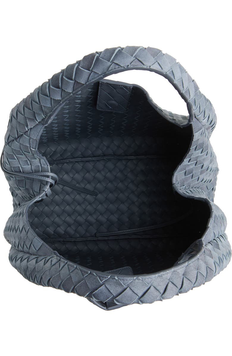 Bottega Veneta Large Campana Suede Shoulder Bag, Alternate, color,