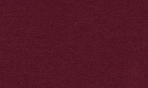 Madewell Ruched Mock Neck Long Sleeve Top In Burgundy