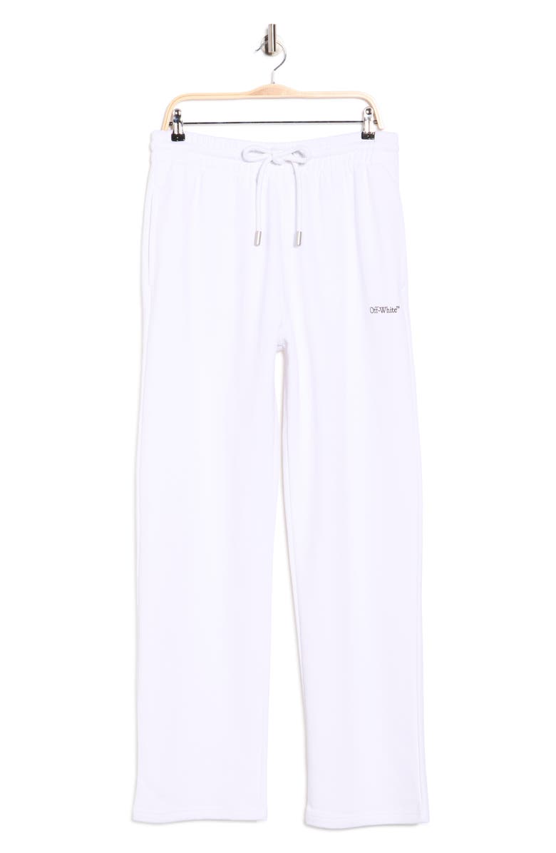 Off-White Windy Arrow Sweatpants, Alternate, color, White-Black
