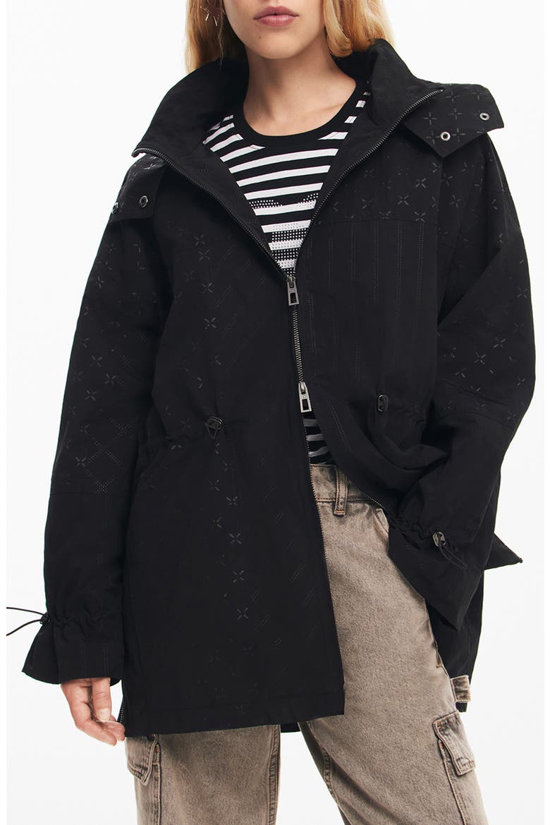 Palermo Nylon Jacket, Main, color, BLACK