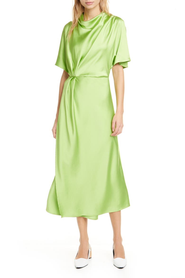 Rhode Drape Midi Dress, Main, color, SHERBERT