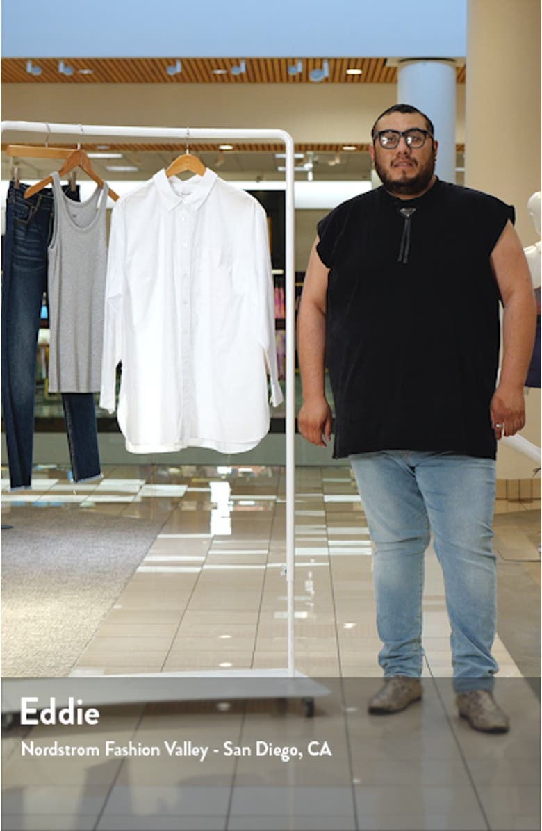 The Plus Signature Poplin Oversize Button-Up Shirt, sales video thumbnail