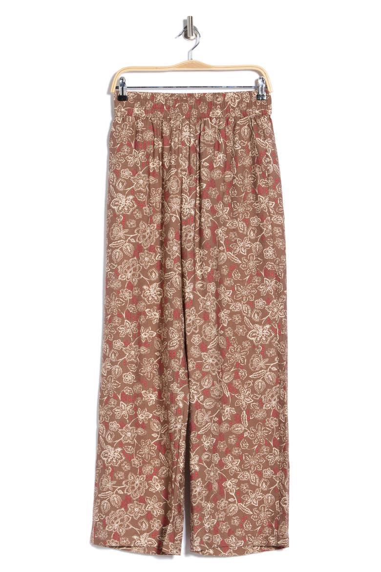 Retreat Wide Leg Pants, Alternate, color, BANSHEE PRINT BROWN