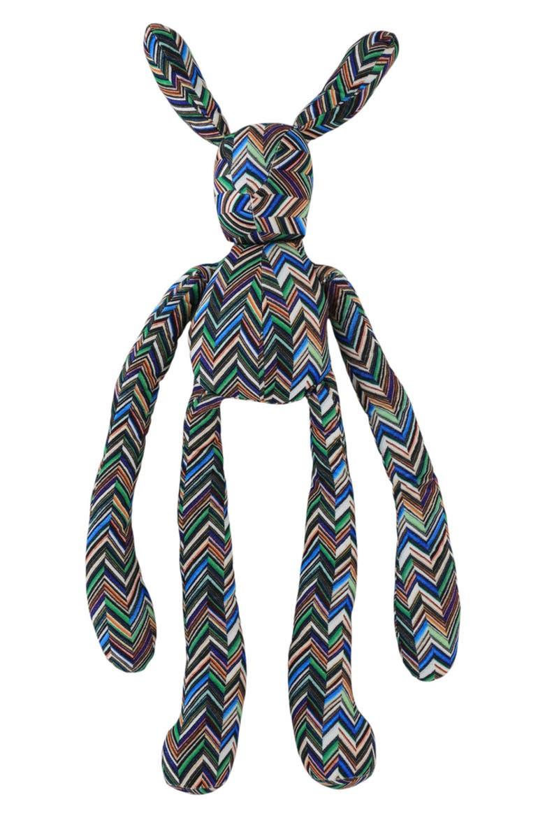 Martinique Rabbit Plush, Main, color, BLACK MULTI
