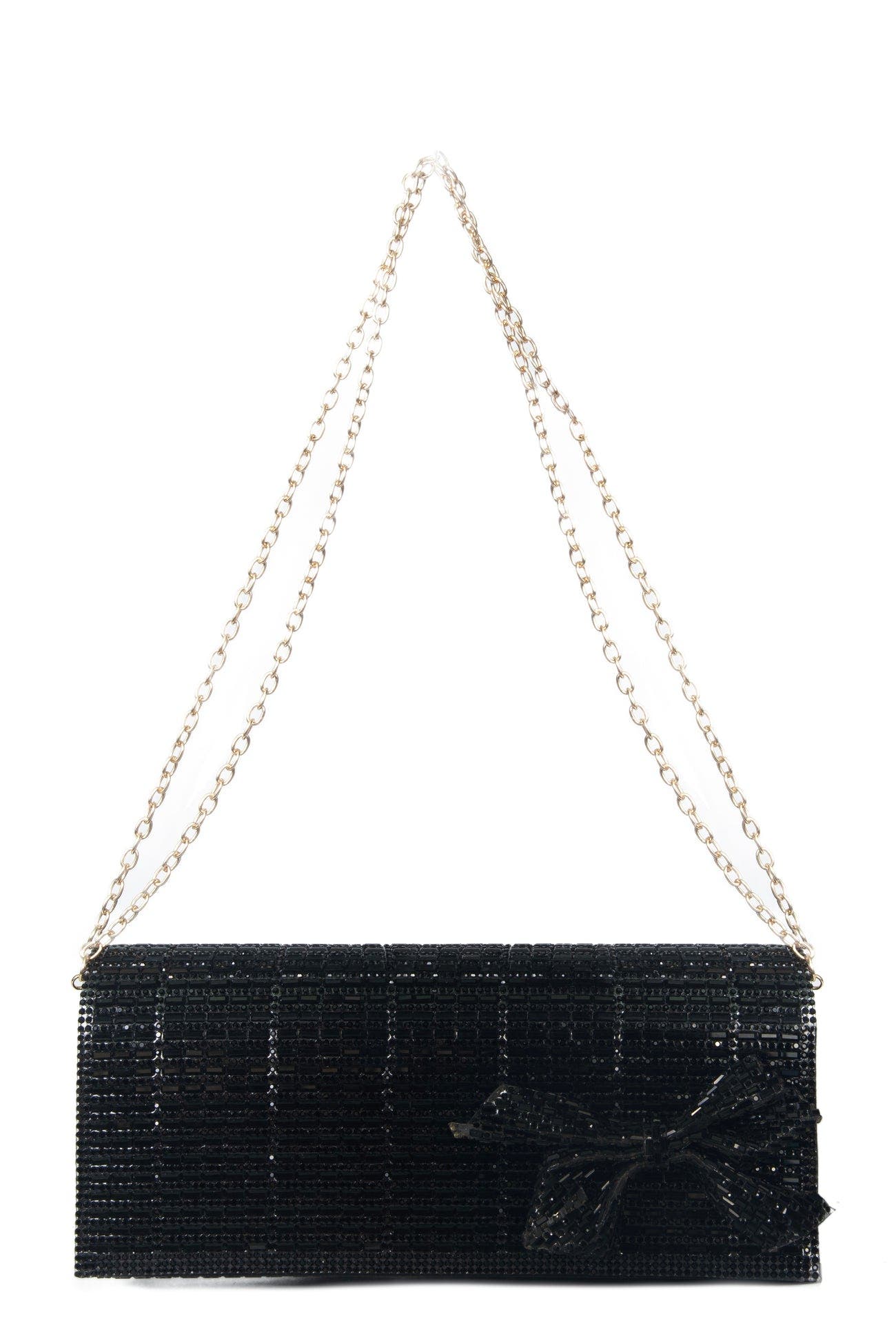 Lauren Lorraine Colleen Clutch, Main, color, Black
