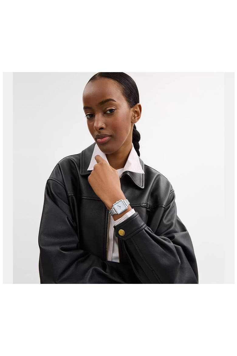 Cass Bracelet Watch, 28mm, Alternate, color, PALE BLUE