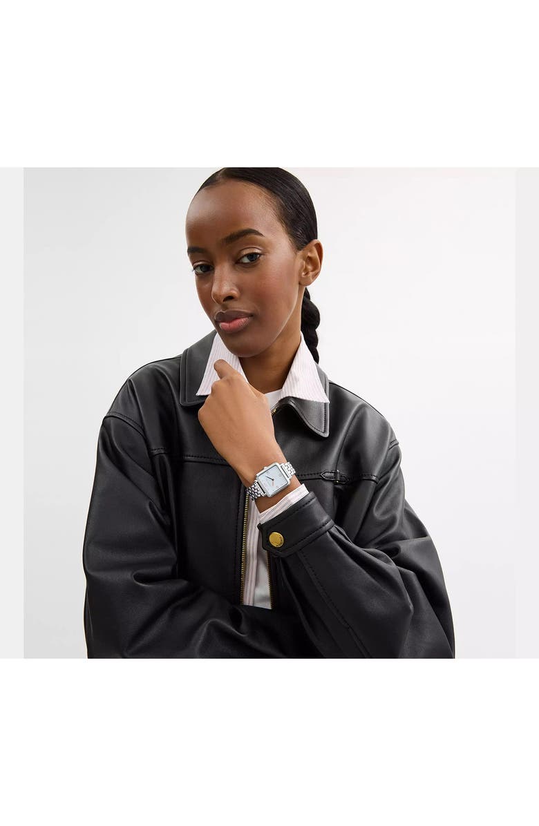 COACH Cass Bracelet Watch, 28mm, Alternate, color, Pale Blue