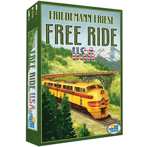 Free Ride Usa Railroad Strategy Board Game