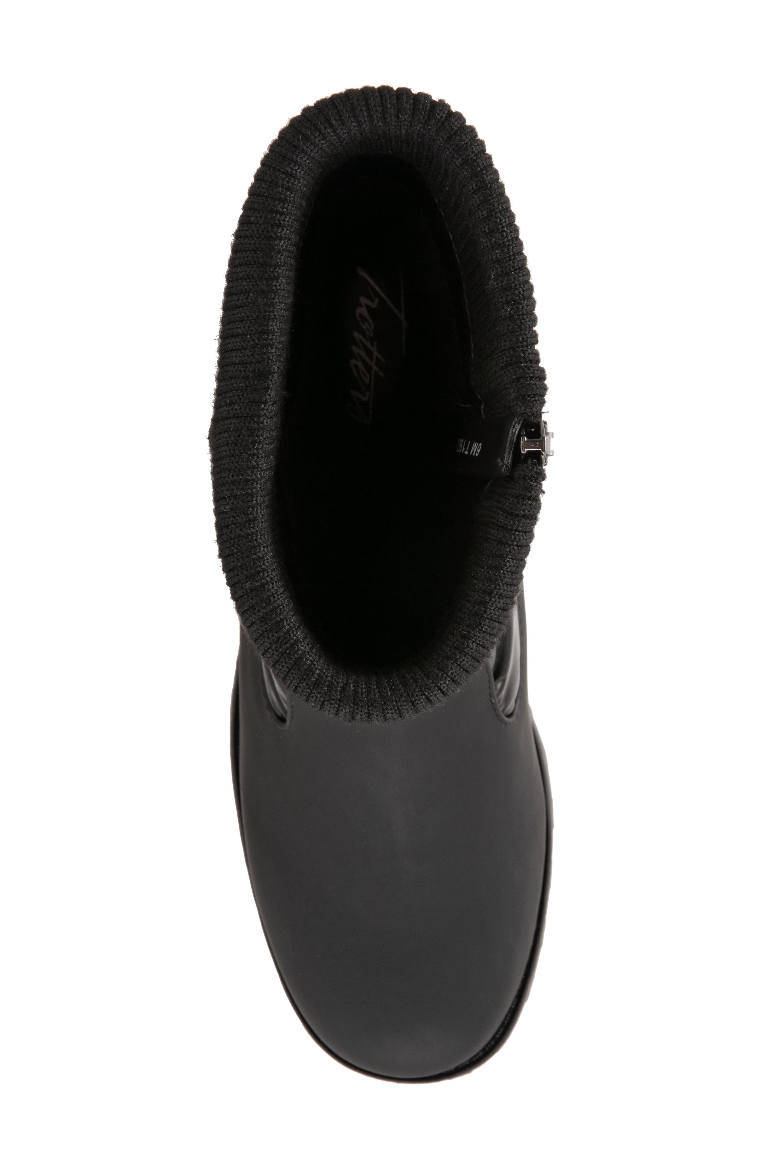 Berry Weatherproof Mid Boot, Alternate, color, BLACK RUBBER/ POLYESTER