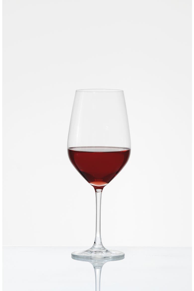 Schott Zwiesel Set of 6 Forté Red Wine Glasses, Alternate, color, CLEAR