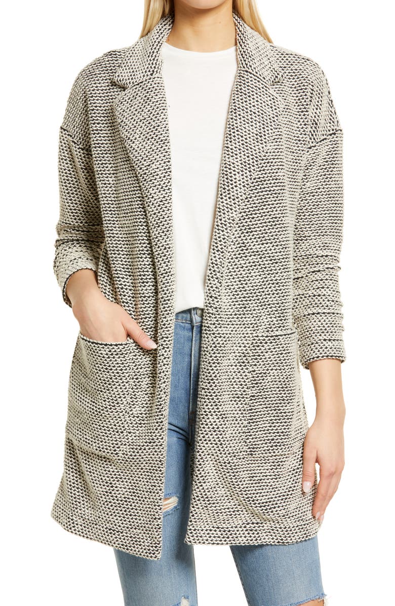 Marine Layer Women's Birdseye Long Cardigan, Main, color,