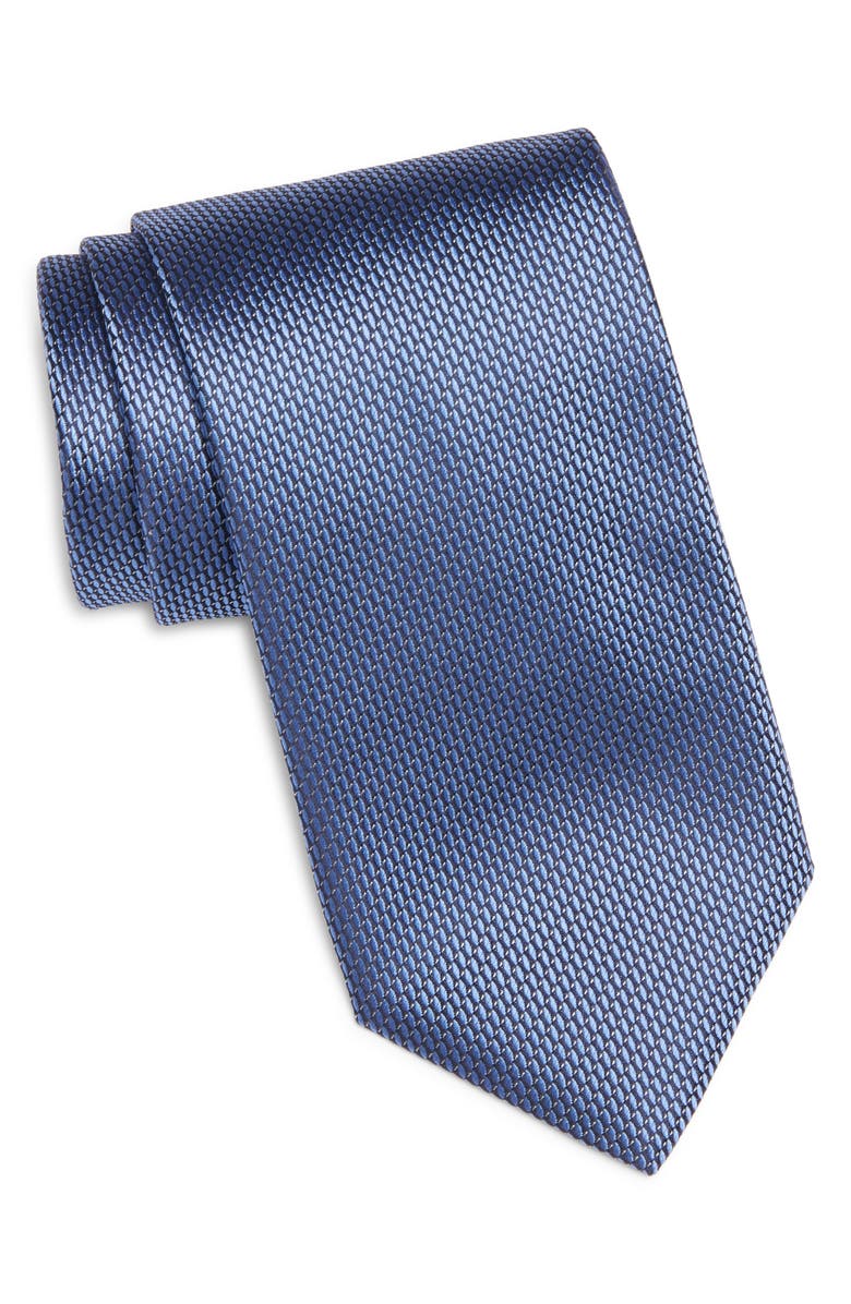 Canali Solid Silk Tie, Main, color,