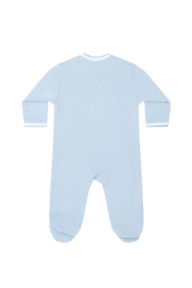 Blue Bubble Crossover Footie - Baby, Alternate, color, Blue