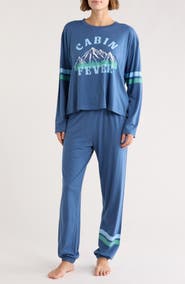 PJ Salvage Jersey Graphic Pajamas